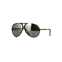 porsche lunettes de soleil design p8478 dark ruthenium/grey green semi-mirror 66/10/135 unisexe
