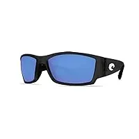 costa del mar corbina objectif lunettes de soleil costa 580 bleu frame: matte black / lens: blue mirror