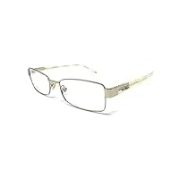 max mara lunettes de vision pour femme 877 mm argent et blanc strass