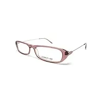 cerruti lunettes de vision pour femme ce 01403 rose transparente et or strass