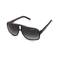carrera - lunettes de soleil unisexe grand prix 1, noir/rouge, taille unique