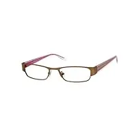 kate spade monture lunettes de vue marissa 0x06 marron/rose 49mm