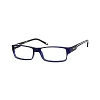 carrera monture lunettes de vue 6184 0u6b bleu/noir 52mm