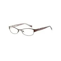 lucky brand monture lunettes de vue delilah marron 52mm