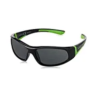 alpina unisexe - enfants, flexxy lunettes de soleil, black-green, one size