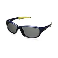 polaroid p0425 y2 kea 55 sunglasses, bleu (blute lime/grey), mixte enfant