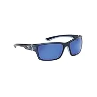 flying pêcheur cove lunettes de soleil polarisées avec cristal mat cadres, mixte, navy blue mirror lens