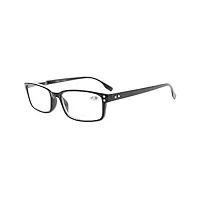 eyekepper lunettes de vue / de lecture rectangulaire - charnieres a ressort qualite +0.75