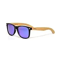 gowood lunettes de soleil en bambou pour hommes et femmes | lunettes de soleil polarisées homme | lunette bois homme qualité supérieure | lunettes de soleil en bois uv400 | lentilles bleu