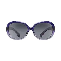 maui jim nahiku polarized sunglasses - women's purple fade / neutral grey one size