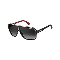 carrera lunettes de soleil 1001/s matte black red/grey shaded 62/11/140 unisexe
