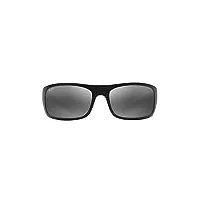 maui jim big wave lunettes de soleil, noir mat, 67/20/134 homme