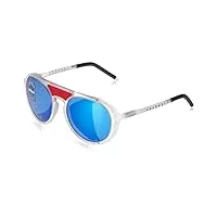 vuarnet lunettes de soleil ice ronde cristal/grey polar blue flash