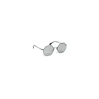 fendi ff 0292/s ue lunettes de soleil, noir/gris (black gy grey), 53 femme