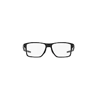 oakley 0ox8143 lunettes de soleil, multicolore (satin black), 54 homme
