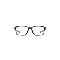 ray-ban 0ox8140 lunettes de soleil, marron (satin grey smoke), 55 homme