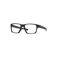 ray-ban 0ox8140 lunettes de soleil, noir (satin black), 55 homme