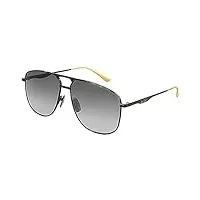 lunettes de soleil gucci gg0336s black/grey shaded 60/13/145 homme