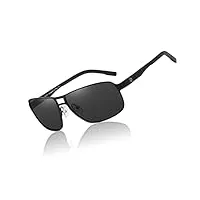 duco lunettes de soleil à manches longues pour hommes lunettes à lunettes polarisées lunettes de sport lunettes de golf de pêche avec cadre al-mg 8188 (vert)