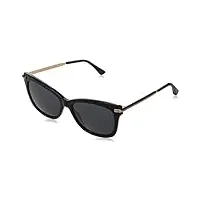 jimmy choo shade/s sp lunettes de soleil, black/gy grey, 55 femme