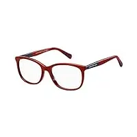 tommy hilfiger th 1588 c9a 50 lunettes de vue pour femme, rouge, 50