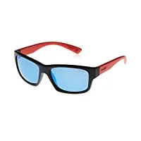 bollé holman floatable lunettes de soleil matte black red medium unisexe, mixte adulte