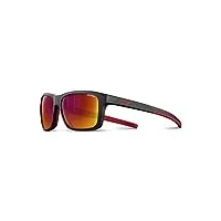 julbo line lunettes de soleil mixte enfant, noir/rouge, fr : xxs (taille fabricant : 5-8 ans)