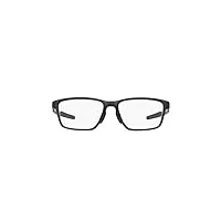 oakley 0ox8153 lunettes de soleil - homme - gris (satin grey smoke), 55