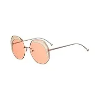 fendi lunettes de soleil glass ff 0358/s rose gold/pink 63/19/140 femme