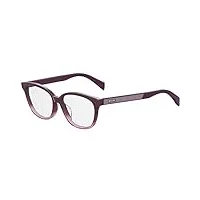 lunettes de vue moschino 527 /f 0qho cyclamen / 00 demo lens, aubergine, 53