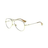 lunettes de vue gucci gg0515o gold 58/14/145 homme