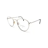 desil lunettes de vue homme femme ronde plaquée or vintage