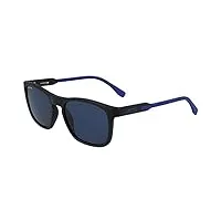 lacoste l604snd lunettes de soleil, noir mat bleu, taille unique homme