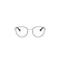 ray-ban 0po2460v lunettes de soleil, gris (silver/black), 50.0 homme