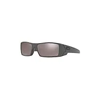 oakley gascan oo9014 sunglasses for men + accessories bundle (steel/prizm black polarized (901435), 60)