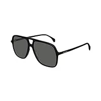 gucci lunettes de soleil gg0545s black/grey 58/15/145 homme