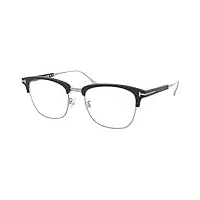 lunettes de vue tom ford ft 5590 -f-b 002 noir mat, ruthénium foncé brillant/bleu blo