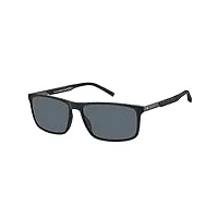 tommy hilfiger th 1675/s sunglasses, mtt black, 59 homme