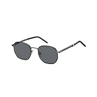 tommy hilfiger th 1672/s sunglasses, ruthénium foncé-noir, 50 homme