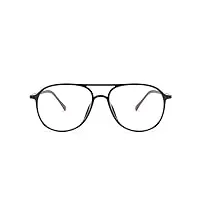 chengbeautiful lunettes optiques lunettes de vue unisexes anti-bleu lunettes d'ordinateur fashion black uv400 lunettes de blocage bleues lunettes mode rétro (color : grey, size : free size)