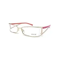 exte' ex 219 lunettes de vue pour femme argenté, rose et orange 02