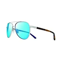lunettes de soleil revo arthur re 1109 chrome/revo blue 58/14/140 unisexe