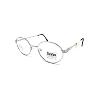 serooflex 2012 103 lunettes de vue pour homme et femme argenté et noir rond vintage