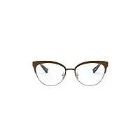 lunettes de vue coach hc 5108 9339 brun brillant/argent/or clair