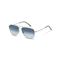 lunettes de soleil rodenstock retro classic sun r1425 (hommes), lunettes de soleil légères de style rétro, lunettes de soleil aviateur avec monture en acier inoxydable