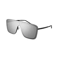 saint laurent homme, sunglasses, black silver, 99 1 140