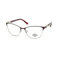 lunettes de vue harley-davidson hd 0553 069 bordeaux brillant