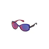 adidas or0020 lunettes de soleil, shiny violet/bordeaux mirror, 56 femme