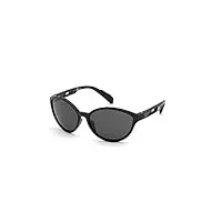 adidas sp0012 lunettes de soleil, shiny black/smoke, 61 femme