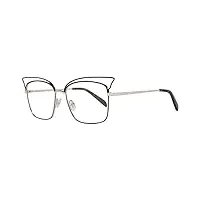 emilio pucci lunettes de vue femmes ep5122-005-53 (noir/métal)